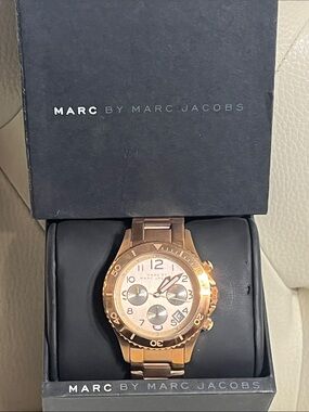 Marc by Marc Jacobs Rose Gold-Tone Chronograph Bracelet Watch